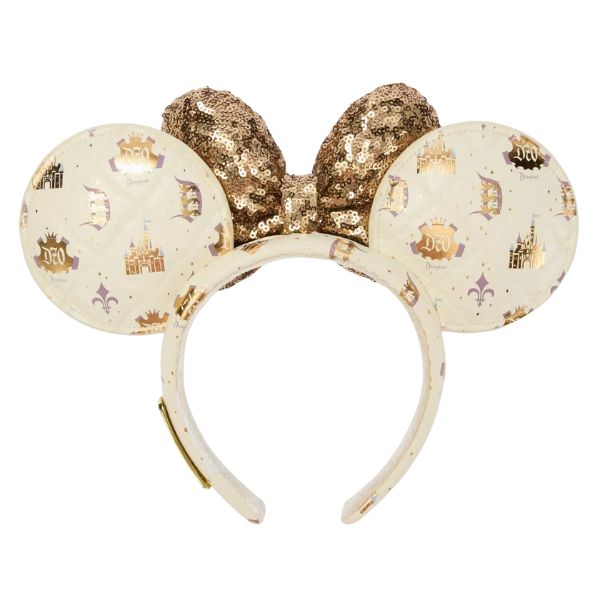 キャラクター ゴールドカチューシャ ミニー ゴールド 金 スパンコール カチューシャ 2個セット ディズニー