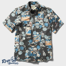 画像をギャラリービューアに読み込む, レインスプーナー メンズ アロハシャツ MLB® LOS ANGELES DODGERS DÍA DE LOS MUERTOS PERFORMANCE ALOHA SHIRT