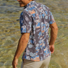 画像をギャラリービューアに読み込む, レインスプーナー メンズ アロハシャツ MLB® LOS ANGELES DODGERS DÍA DE LOS MUERTOS PERFORMANCE ALOHA SHIRT
