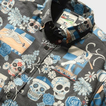 画像をギャラリービューアに読み込む, レインスプーナー メンズ アロハシャツ MLB® LOS ANGELES DODGERS DÍA DE LOS MUERTOS PERFORMANCE ALOHA SHIRT
