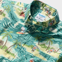画像をギャラリービューアに読み込む, レインスプーナー メンズ アロハシャツ ALOHA DORAEMON