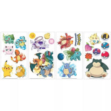 画像をギャラリービューアに読み込む, ルームメイト 貼ってはがせる ウォール ステッカー ポケモン ピカチュウ ヒトカゲ ゼニガメ リザードン フシギダネ フシギバナ プリン カメックス24ピース RoomMates