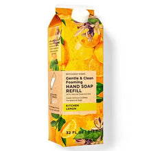 画像をギャラリービューアに読み込む, Bath & Body Works【 バス&ボディワークス 詰め替え用 ハンドソープ キッチン レモン の香り フォーミングハンドソープ 32oz 946ml 約600プッシュ分】