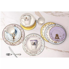 画像をギャラリービューアに読み込む, ディズニー 食器セット ディズニー プリンセス アラジン リトルマーメイド 美女と野獣 シンデレラ セラミックお皿セット 16ピース Disney