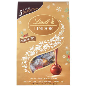 [2袋セット] リンツ リンドール / トリュフ チョコレート アソートパック チョコレート 5種セット ミルク / ホワイト / ダーク / ミルク+キャラメル / 60％ダーク 1袋 15.2oz 432g 約36粒入り Lindt Lindor