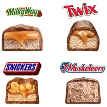 画像をギャラリービューアに読み込む, ハロウィン限定 マーズ ハロウィン チョコレート 詰め合わせ 4種類 150個入り 3マスケティアーズ ミルキーウェイ スニッカーズ トゥイックス ミニサイズ 41.79oz 1.18kg Mars
