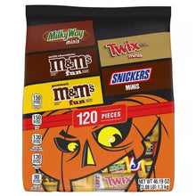 画像をギャラリービューアに読み込む, ハロウィン限定 マーズ ハロウィン チョコレート 詰め合わせ 5種類 120個入り スニッカーズ トゥイックス M&M's ミルキーウェイ ミニ&ファンサイズ 46.19oz 1.3kg Mars