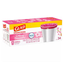 画像をギャラリービューアに読み込む, 3箱セット Glad【 グラッド / 香り付き ゴミ袋 / ファブリーズ チェリーブロッサム 桜の香り 4ガロン(15.1L) 34枚入り 】