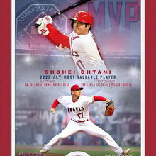 画像をギャラリービューアに読み込む, 数量限定 ロスアンゼルス エンジェルス 大谷翔平選手 2023年 AL MVP賞 ブロンズ コイン 記念 フレーム フォト
