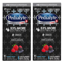 画像をギャラリービューアに読み込む, 2箱セット ペディアライト 電解質補給飲料 ドリンク エレクトライト パウダー 子供&大人用 ベリーフロスト味 1箱 6袋入り Pedialyte