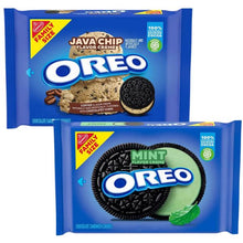 画像をギャラリービューアに読み込む, ☆2種類2袋セット☆ナビスコ オレオ クッキー ジャバチップ味 & ミント味 ファミリーサイズ アメリカのお菓子 サンドイッチクッキー Nabisco