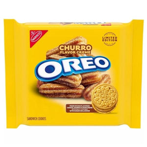アメリカのお菓子 期間限定 オレオ チュロス味 サンドイッチクッキー 約20枚入り 10.68oz 303g Nabisco ナビスコ