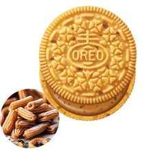 画像をギャラリービューアに読み込む, アメリカのお菓子 期間限定 オレオ チュロス味 サンドイッチクッキー 約20枚入り 10.68oz 303g Nabisco ナビスコ