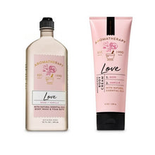 画像をギャラリービューアに読み込む, Bath & Body Works【 バス&ボディワークス アロマセラピー ボディウォッシュ & クリーム セット / ローズバニラ 】