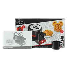 画像をギャラリービューアに読み込む, アメリカ キッチン用品 ディズニー ミッキーマウス 6枚焼き ワッフルメーカー ダブルフリップ 90周年記念 6枚焼き Disney