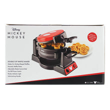 画像をギャラリービューアに読み込む, アメリカ キッチン用品 ディズニー ミッキーマウス 6枚焼き ワッフルメーカー ダブルフリップ 90周年記念 6枚焼き Disney