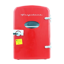 画像をギャラリービューアに読み込む, フリッジデール レトロ スタイル ミニ 冷蔵庫 6缶 収納可能 家庭電化製品 Frigidaire