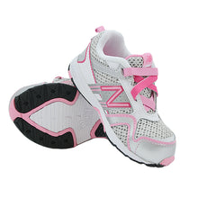 画像をギャラリービューアに読み込む, 最後1点 new balance ニューバランス 【 キッズ スニーカー KL5749 GI グレー×ピンク 12.5cm (US5.5) 】
