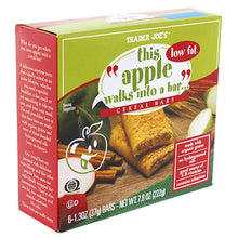 画像をギャラリービューアに読み込む, ☆3箱セット☆ Trader Joe's 【トレーダージョーズ ローファット 低脂肪 シリアルバー アップル 6本入り】