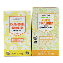 画像をギャラリービューアに読み込む, ☆2種類4箱セット☆ Trader Joe's【トレーダージョーズ / オーガニックハーブティー ハーバルサプリメント/カモミール カフェインフリー 】