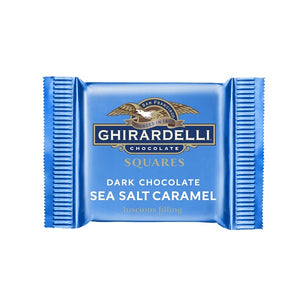 [2袋セット] ギラデリ チョコレート ダーク＆シーソルトキャラメル スクエア / 6.38oz Ghirardelli