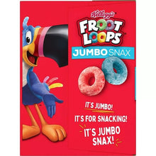 画像をギャラリービューアに読み込む, ☆2箱セット☆ Kellogg's【ケロッグ シリアルスナック / フルーツ ループス ジャンボ シリアル / フルーツフレーバー / 12パック 各13g入り (約153g)】