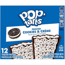 画像をギャラリービューアに読み込む, ☆ 2種類2箱セット ☆ Kellogg's【ケロッグ ペイストリー菓子 ポップターツ フロスト チョコレートファッジ味 & クッキークリーム味 各12枚入り 2箱セット 20.3oz 576g】