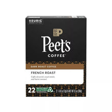 画像をギャラリービューアに読み込む, Keurig【 ピーツコーヒー Kカップ フレンチロースト ダークロースト 22カップ入り K-cup / Peet's Coffee 】