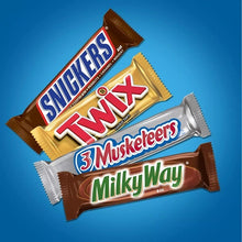 画像をギャラリービューアに読み込む, フルサイズ チョコレート 4種類 18本 チョコバー バラエティーパック / スニッカーズ ミルキーウェイ スリーマスケティアーズ トゥイックス 33.31oz 943.9g  Mars