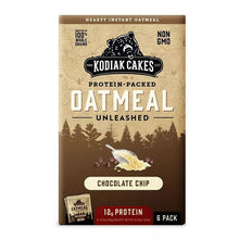 画像をギャラリービューアに読み込む, ☆3箱セット☆ Kodiak Cakes【 コディアック ケークス インスタント オートミール プロテイン入り チョコレートチップ 小分け袋 6袋入り】