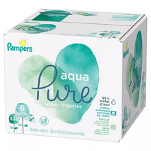 画像をギャラリービューアに読み込む, パンパース おしり拭き アクアピュア― ワイプ 無香料 56枚入り6パック 合計336枚 Pamper