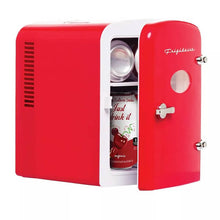 画像をギャラリービューアに読み込む, フリッジデール レトロ スタイル ミニ 冷蔵庫 6缶 収納可能 家庭電化製品 Frigidaire