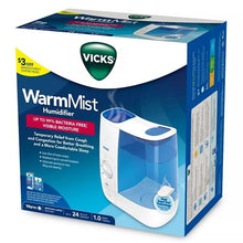 画像をギャラリービューアに読み込む, Vicks【ヴィックス 加湿器 ウォームモイスチャー ホワイト/ブルー】
