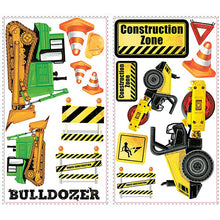画像をギャラリービューアに読み込む, ルームメイト 貼ってはがせる ウォール ステッカー 工事の重機 コンストラクション トラック / マルチカラー RoomMates