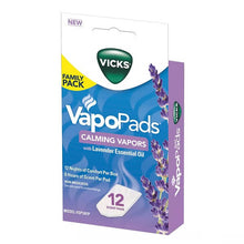 画像をギャラリービューアに読み込む, ☆2箱セット☆ Vicks【ヴィックス ヴァポパッド リフィル メンソール ラベンダー エッセンシャルオイル 12パッド入り】