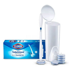 画像をギャラリービューアに読み込む, クロロックス トイレ クリーニング システム トイレの掃除棒 スターターキット 使い捨てタイプ Clorox