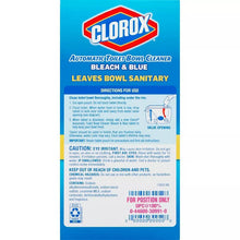 画像をギャラリービューアに読み込む, Clorox【クロロックス オートマティック ブリーチ&ブルー トイレ クリーナー タブレット 4個入り レインクリーンの香り】