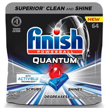 画像をギャラリービューアに読み込む, Finish 【フィニッシュ / 食器洗剤 ジェルボール パワーボール クワンタム 64個入り無香料 / 28.2oz 800g 】