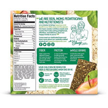 画像をギャラリービューアに読み込む, ☆ 3箱セット ☆ Organics Happy Tot【 オーガニック ハッピートット / ファイバー&プロテイン グルテンフリー ソフトベイク オートバー / オーガニック アップル & ホウレン草味 5本入り / 各0.88oz(25g)】