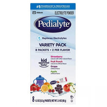 画像をギャラリービューアに読み込む, ☆ 2箱セット ☆ ペディアライト / 幼児用 電解質補給飲料ドリンク / エレクトライト パウダー バラエティ パック/ ストロベリー味 フルーツパンチ味 グレープ味 アップル味 / 8各2袋 合計8袋入り (約68g) Pedialyte