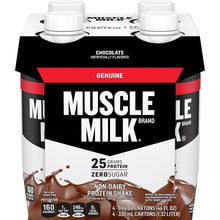 画像をギャラリービューアに読み込む, CytoSport【CytoSport GENUINE マッスルミルク プロテイン シェイク チョコレート味 330ml×4本】