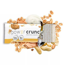 画像をギャラリービューアに読み込む, ☆ 3箱セット ☆ Power Crunch【 パワークランチ / プロテイン ウエハース ピーナッツバター クリーム味 5本入り 7oz/200g】