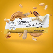 画像をギャラリービューアに読み込む, ☆ 3箱セット ☆ Power Crunch【 パワークランチ / プロテイン ウエハース ピーナッツバター クリーム味 5本入り 7oz/200g】