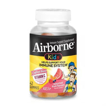画像をギャラリービューアに読み込む, Airborne Kids【エアボーン キッズ / 子供用 ビタミン グミ / ビタミンC 免疫サポート / フルーツアソート / 42粒入り】