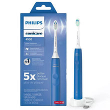 画像をギャラリービューアに読み込む, Philips Sonicare【 フィリップスソニッケアー 充電式 電動歯ブラシ アズールブルー 4100 プラークコントロール】