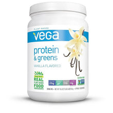 画像をギャラリービューアに読み込む, Vega【 ベガ プロテイン & グリーン / プラントベース プロテイン / バニラ味 18.6oz 526g / 約18杯分】