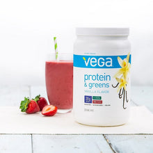 画像をギャラリービューアに読み込む, Vega【 ベガ プロテイン & グリーン / プラントベース プロテイン / バニラ味 18.6oz 526g / 約18杯分】