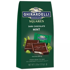[2袋セット] ギラデリ チョコレート ダークチョコレート ミント スクエア / 5.32oz 151g Ghirardelli