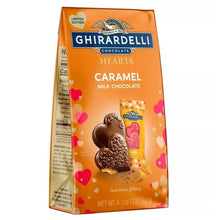 画像をギャラリービューアに読み込む, [選べるセット数 まとめ買いでお得] 1セット2袋入り ギラデリ バレンタイン 限定 ミルクチョコレート キャラメル ハーツ 1袋 4.1oz(117.6g) Ghirardelli
