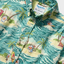 画像をギャラリービューアに読み込む, レインスプーナー ユース アロハシャツ ALOHA DORAEMON YOUTH SHIRT
